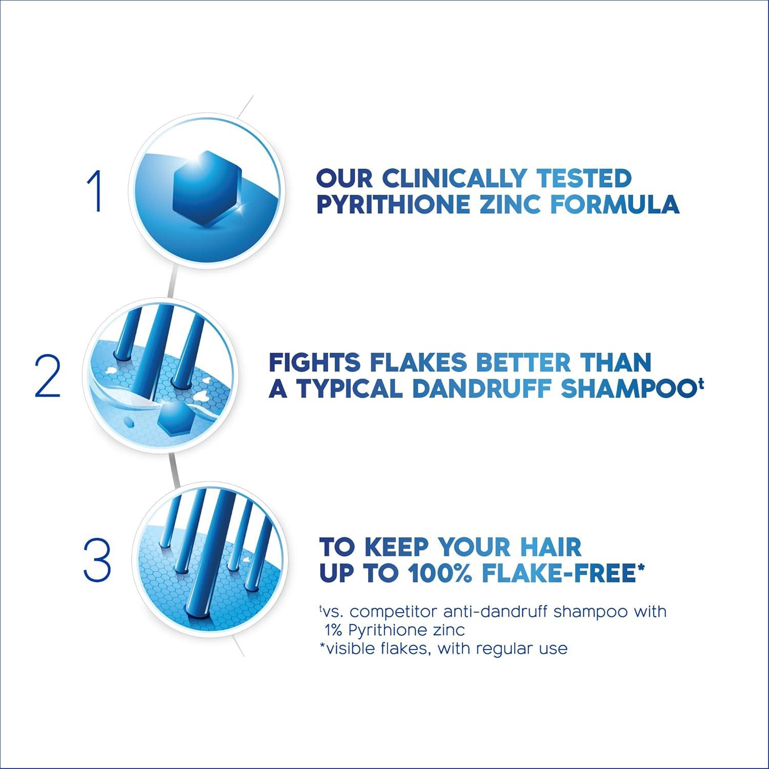 image:imageHead amp Shoulders AntiDandruff Shampoo and Conditioner Classic Clean 2in1 1 Pyrithione Zinc Flake Control Deep Clean Scalp Care Fresh Scent 845 fl oz845 Fl Oz Pack of 2
