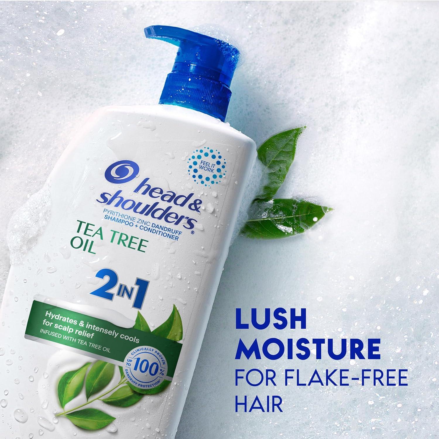 image:imageHead amp Shoulders AntiDandruff Shampoo and Conditioner Full and Thick 2in1 Twin Pack 1 Pyrithione Zinc Cleans to Restore Fullness to Thinning Hair 321 fl oz EachTea Tree Oil