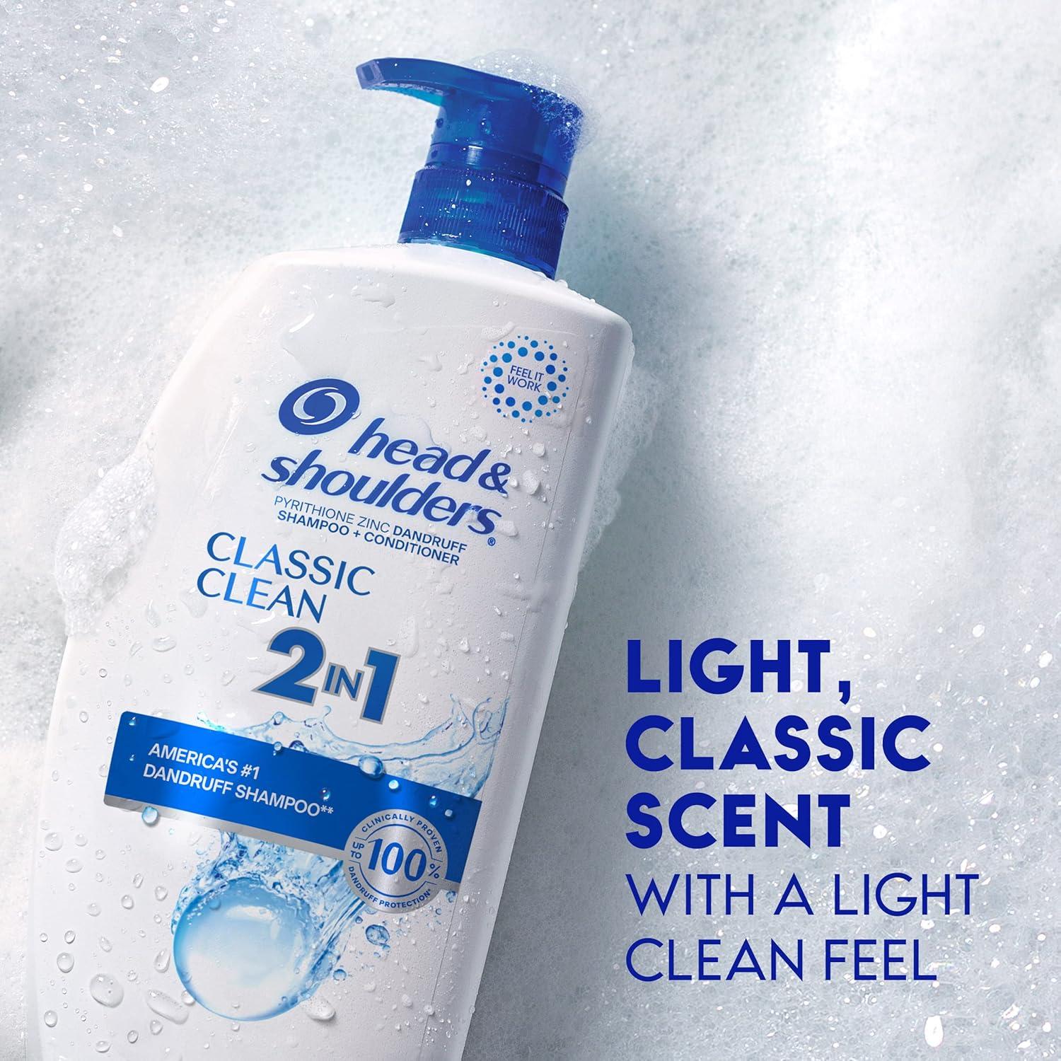 image:imageHead amp Shoulders AntiDandruff Shampoo and Conditioner Full and Thick 2in1 Twin Pack 1 Pyrithione Zinc Cleans to Restore Fullness to Thinning Hair 321 fl oz EachClassic Clean