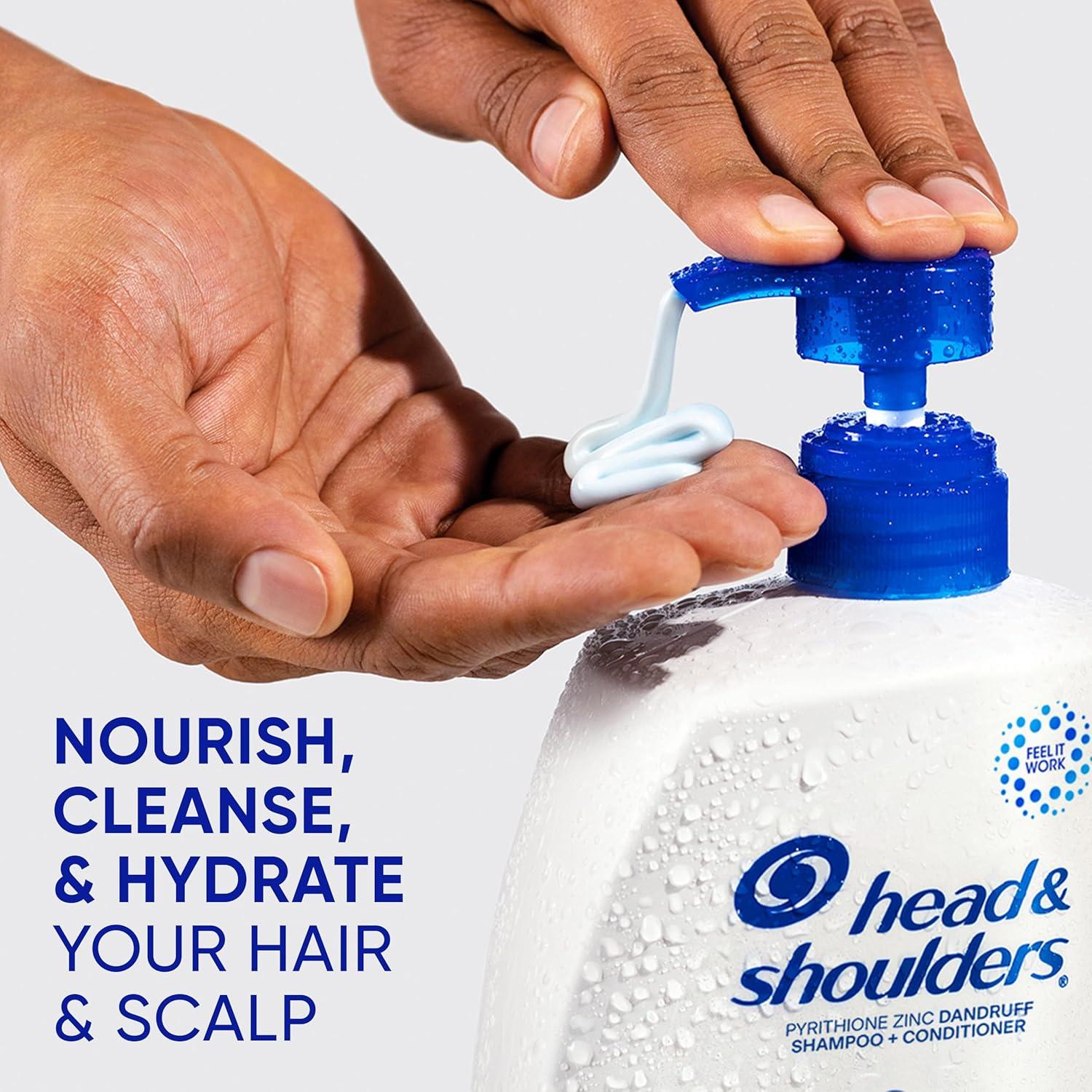 image:imageHead amp Shoulders AntiDandruff Shampoo and Conditioner Full and Thick 2in1 Twin Pack 1 Pyrithione Zinc Cleans to Restore Fullness to Thinning Hair 321 fl oz EachClassic Clean