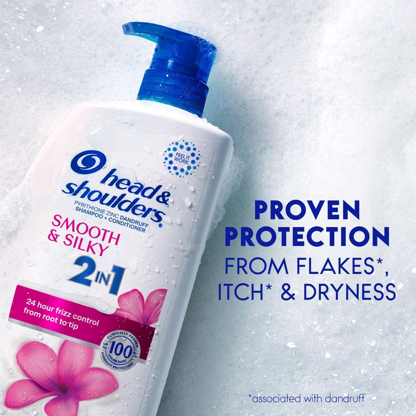image:imageHead amp Shoulders AntiDandruff Shampoo and Conditioner Full and Thick 2in1 Twin Pack 1 Pyrithione Zinc Cleans to Restore Fullness to Thinning Hair 321 fl oz EachFruity Floral