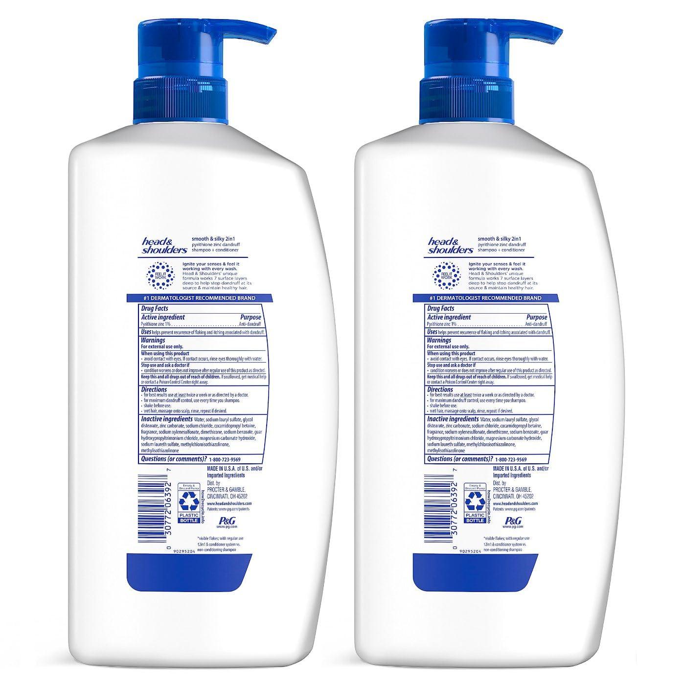 image:imageHead amp Shoulders AntiDandruff Shampoo and Conditioner Full and Thick 2in1 Twin Pack 1 Pyrithione Zinc Cleans to Restore Fullness to Thinning Hair 321 fl oz EachFruity Floral
