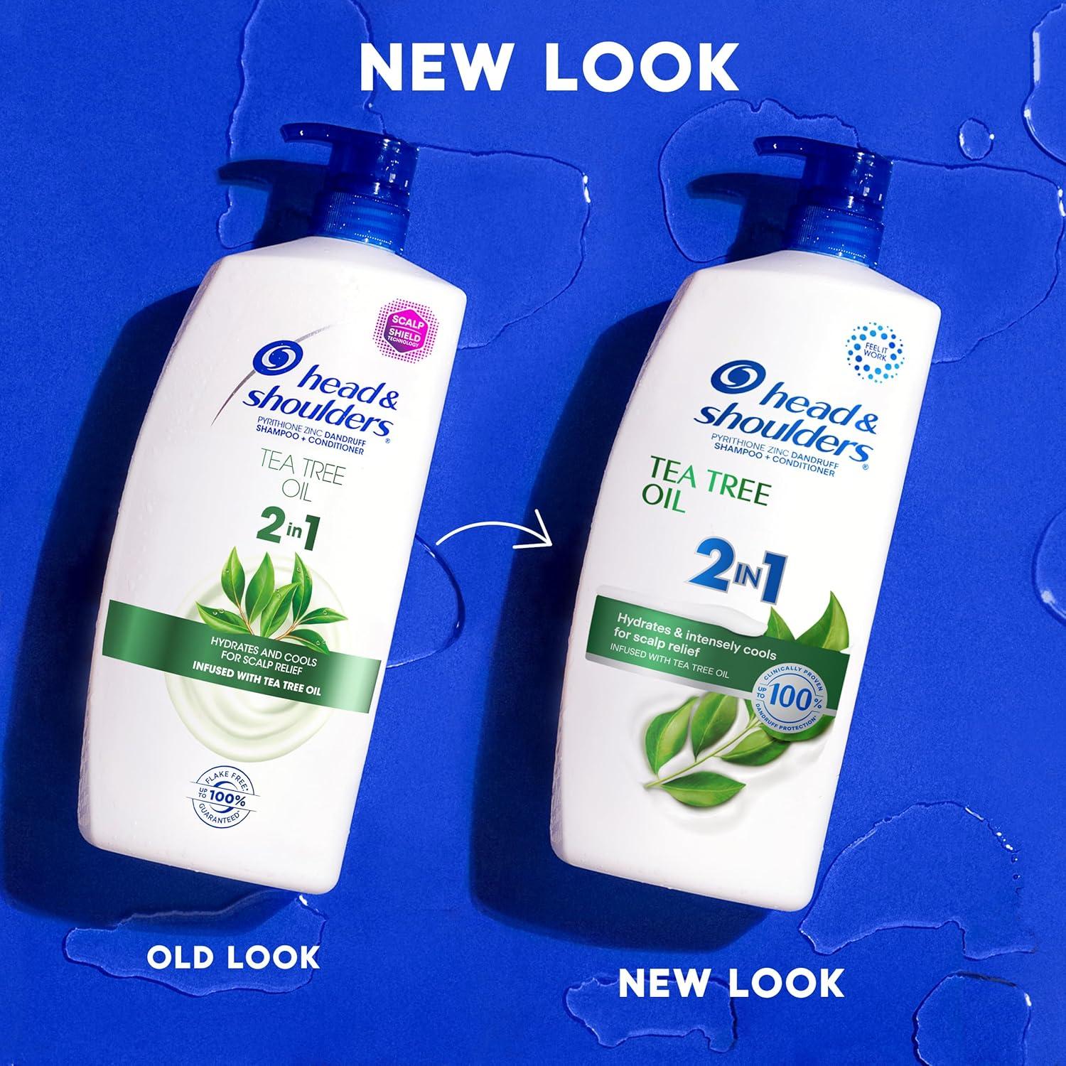 image:imageHead amp Shoulders AntiDandruff Shampoo and Conditioner Full and Thick 2in1 Twin Pack 1 Pyrithione Zinc Cleans to Restore Fullness to Thinning Hair 321 fl oz EachTea Tree Oil
