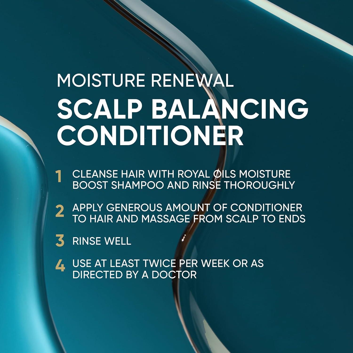 image:imageHead amp Shoulders Royal Oils Shampoo and Conditioner Set 1 Pyrithione Zinc Scalp Care amp Hydration Moisture Renewal Conditioner AntiDandruff Shampoo 128 fl oz EachCoconut Oil Apple Cider Vinegar