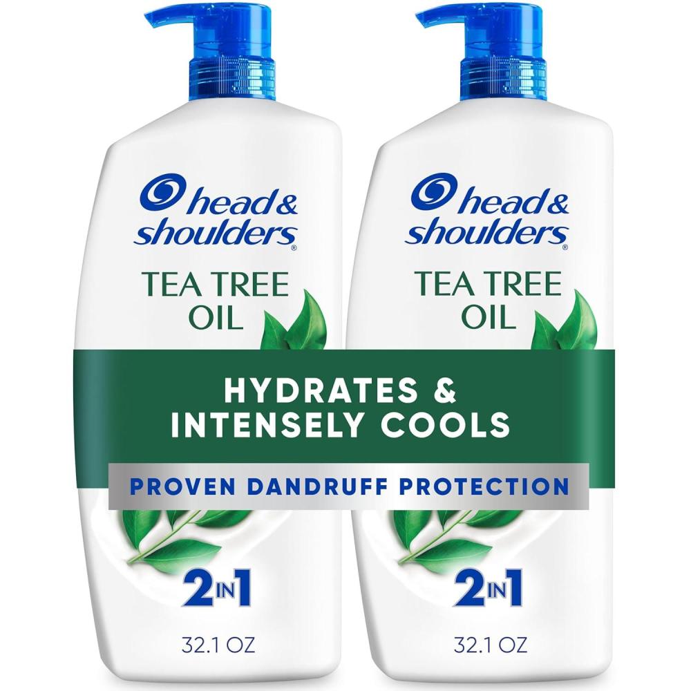 image:imageHead amp Shoulders AntiDandruff Shampoo and Conditioner Full and Thick 2in1 Twin Pack 1 Pyrithione Zinc Cleans to Restore Fullness to Thinning Hair 321 fl oz EachTea Tree Oil