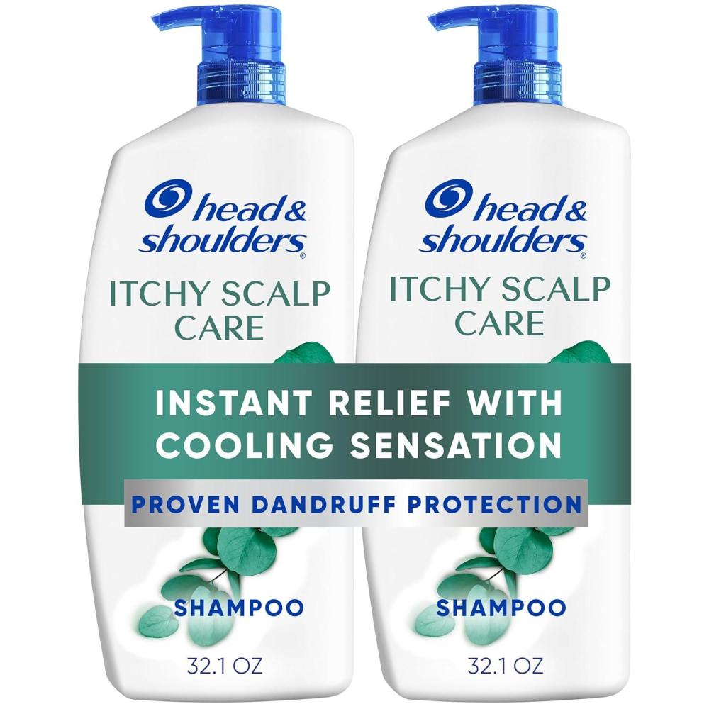 image:imageHead amp Shoulders AntiDandruff Shampoo with 1 Pyrithione Zinc Clinically Proven amp Scalp Care Treatment Fresh Green Apple Scent 321 Fl Oz Each 2 PackEucalyptus
