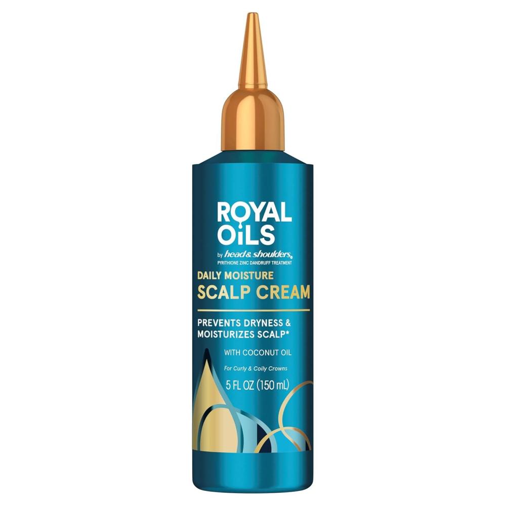 image:imageHead amp Shoulders Royal Oils Daily Moisture Scalp Cream Treatment Formulated with 1 Pyrithione Zinc AntiDandruff Scalp Care with Coconut Oil 50 fl ozCream