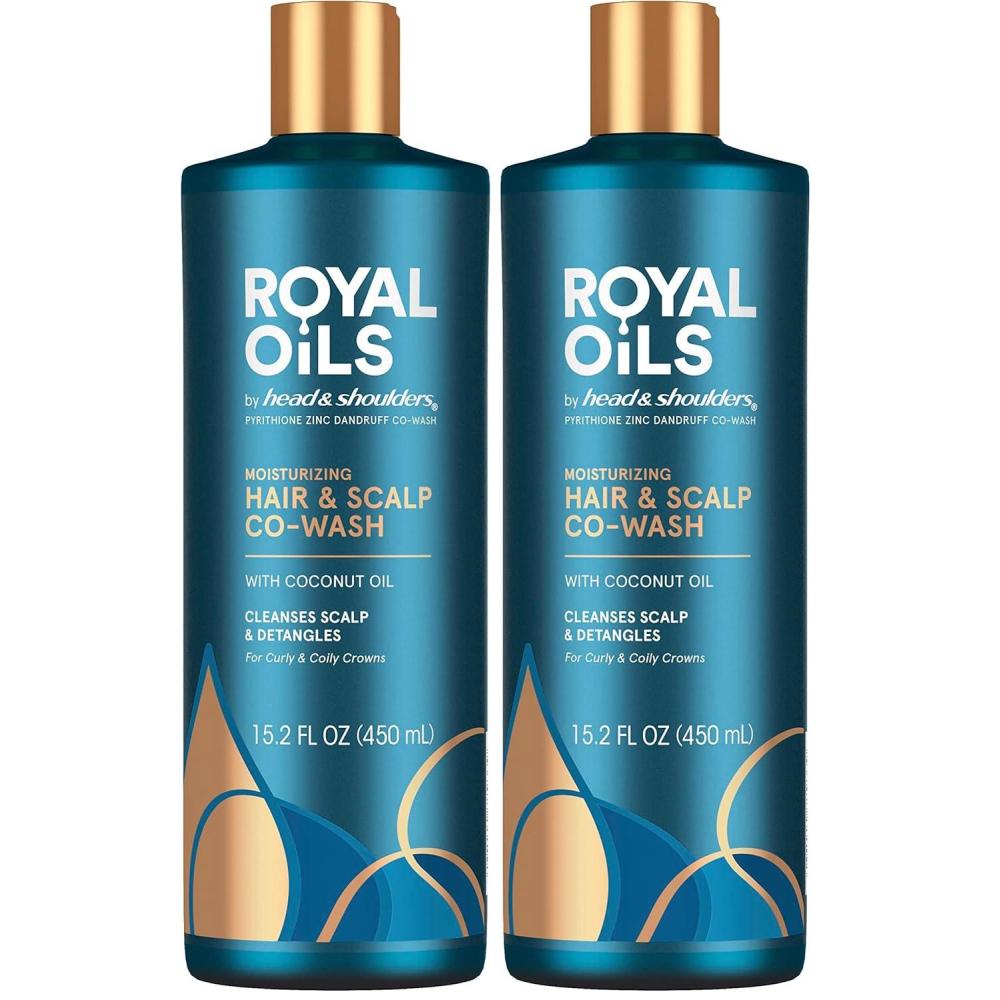 image:imageHead and Shoulders Moisturizing CoWash Anti Dandruff Treatment and Scalp Care Royal Oils Collection with Coconut Oil for Natural and Curly Hair 152 fl oz Pack of 2152 Fl Oz Pack of 2