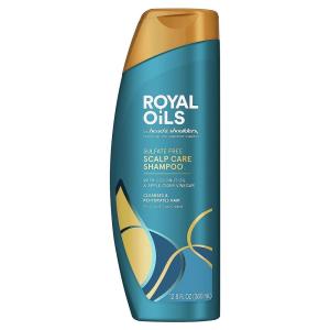 Head & Shoulders Anti-Dandruff Shampoo, Royal Oils Moisturizing Shampoo, 1% Pyrithione Zinc, Curly & Coily Hair, Coconut, Apple Cider Vinegar, Sulfate-Free, 12.8 fl oz(Shampoo)