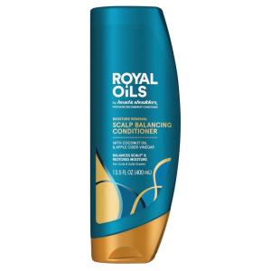 Head & Shoulders Anti-Dandruff Shampoo, Royal Oils Moisturizing Shampoo, 1% Pyrithione Zinc, Curly & Coily Hair, Coconut, Apple Cider Vinegar, Sulfate-Free, 12.8 fl oz(Conditioner)