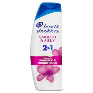 Head and Shoulders 2 in 1 Dandruff Shampoo and Conditioner, Anti-Dandruff Treatment, Smooth and Silky for Daily Use, Paraben Free, 12.5 oz(23.7 Fl Oz (Pack of 1))
