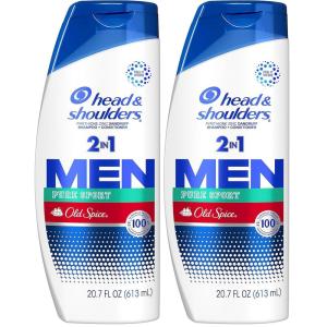 Head and Shoulders Mens 2 in 1 Dandruff Shampoo and Conditioner, Old Spice Pure Sport, 20.7 oz(20.7 Fl Oz (Pack of 2))