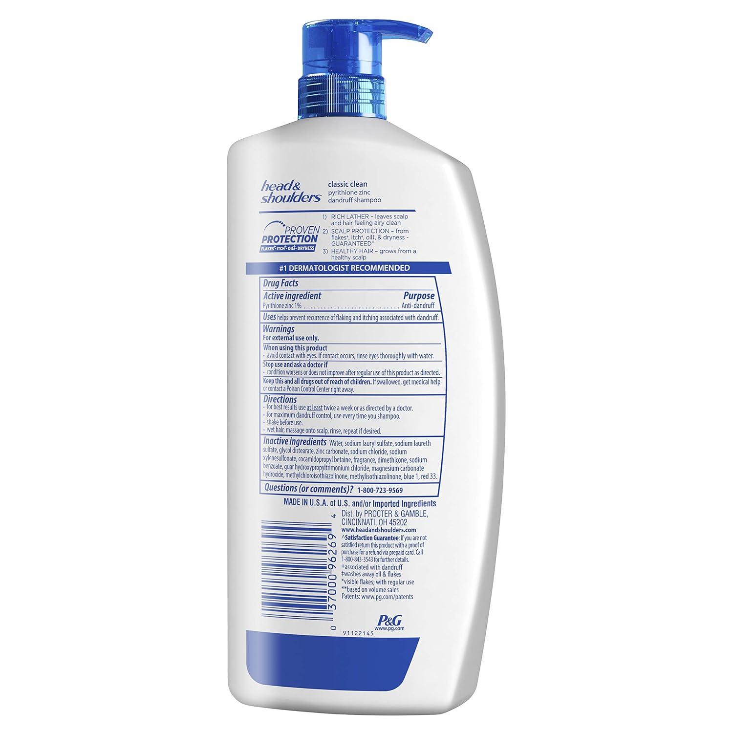 image:imageHead and Shoulders Classic Clean AntiDandruff Shampoo 321 Fl Oz